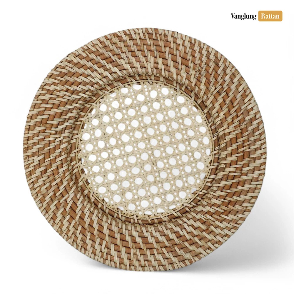 Natural Handicraft Full Rattan Charger Underplate - UP021011