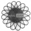 Black Handicraft Creative Flower Core Rattan Placemat Decoration - UP053002-3-4.webp