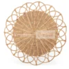 Light Brown Handwoven Flower Core Rattan Placemat for Decoration - UP054003-7.webp