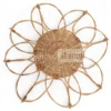 Brown Handicraft Flower Core Rattan Placemat for Decoration - UP054004-4.webp