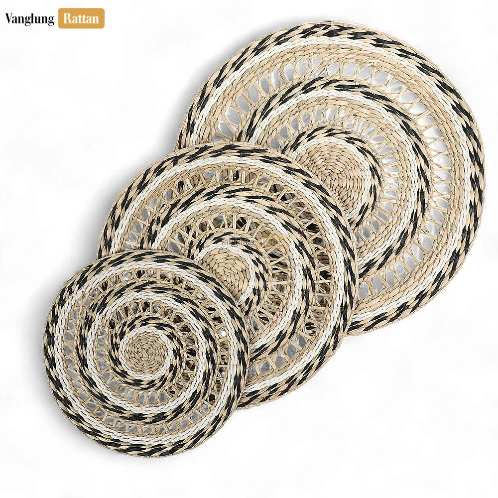 Concentric Circle Round Handicraft Seagrass Placemat for Decoration - UP072003 - 🌟 Why Should You Buy Products at VanglungRattan