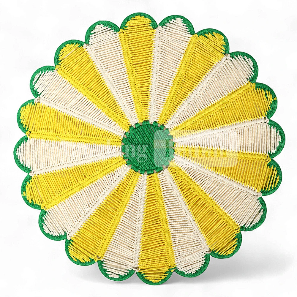 Creative Flower Cotton Placemat for Decoration - UP101002 - Creative Flower Cotton Placemat for Decoration - UP101002