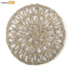 Creative Round Hanwoven Seagrass Placemat for Decoration - UP072011-1.webp
