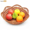 Decorative Woven Fruit Bowl Handcrafted Rattan and Bamboo Centerpiece Basket - TW05BL0026-1.webp