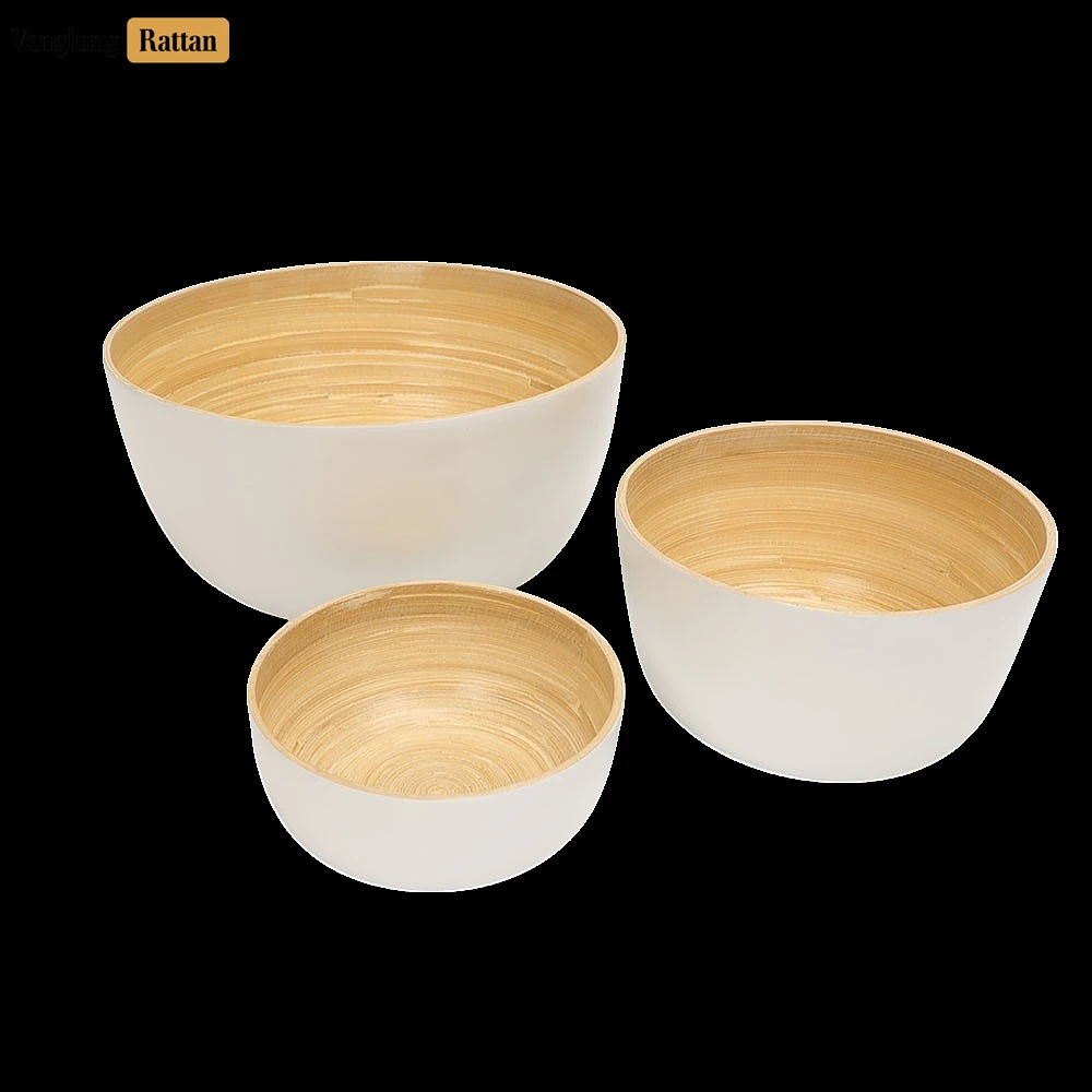 Deep Coiled Bamboo Serving Bowl Slate Natural - TW06BL0037 - Is this bowl food-safe?
