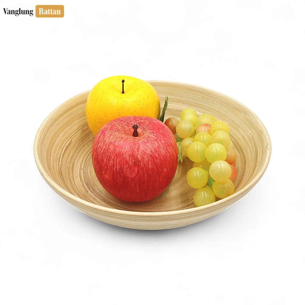 Eco-Friendly Natural Coiled Bamboo Serving Bowl - TW06BL0030 - ✨ Product Highlights