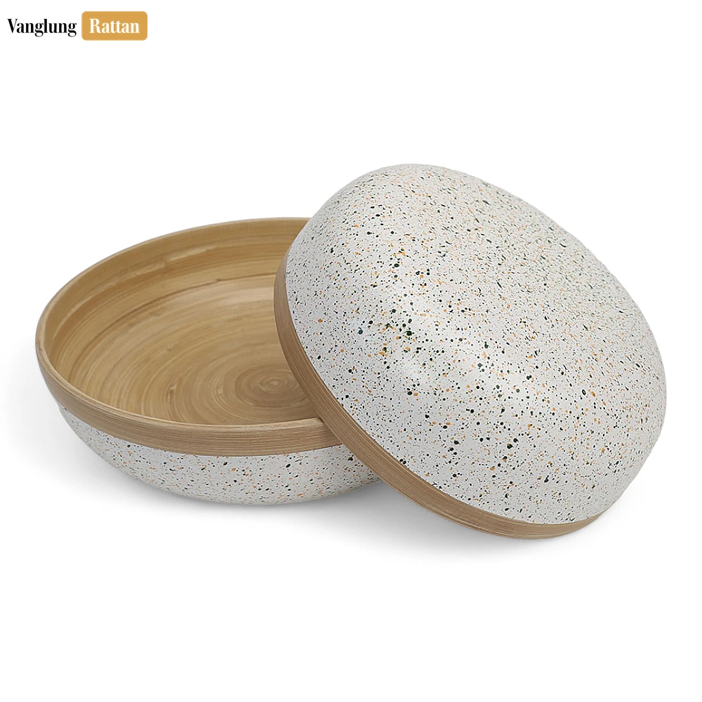 Eco-Friendly Natural Coiled Bamboo Serving Bowl - TW06BL0036 - ✨ Product Highlights