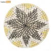 Flower Center Spiral Round Handicraft Seagrass Placemat for Dinner Decoration - UP071003-1.webp