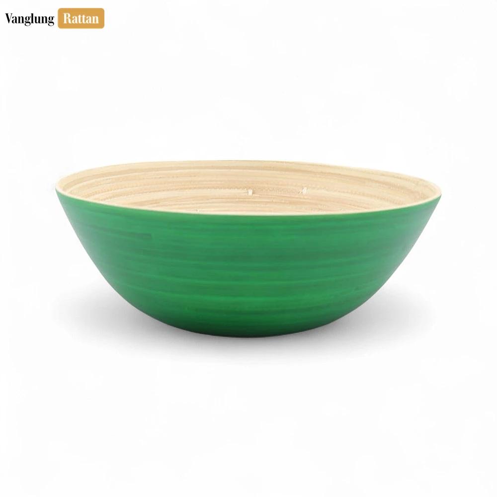 Green Bamboo Salad Bowl Natural Coiled Bamboo - TW06BL0032 - ❓ Frequently Asked Questions
