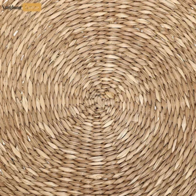 Handwoven Natural Round Seagrass Placemat for Dinner Decoration - UP072010-2.webp