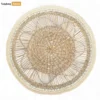 Handwoven Seagrass Star Wall Decor, Round Natural Wicker Hanging - UP092008-1.webp