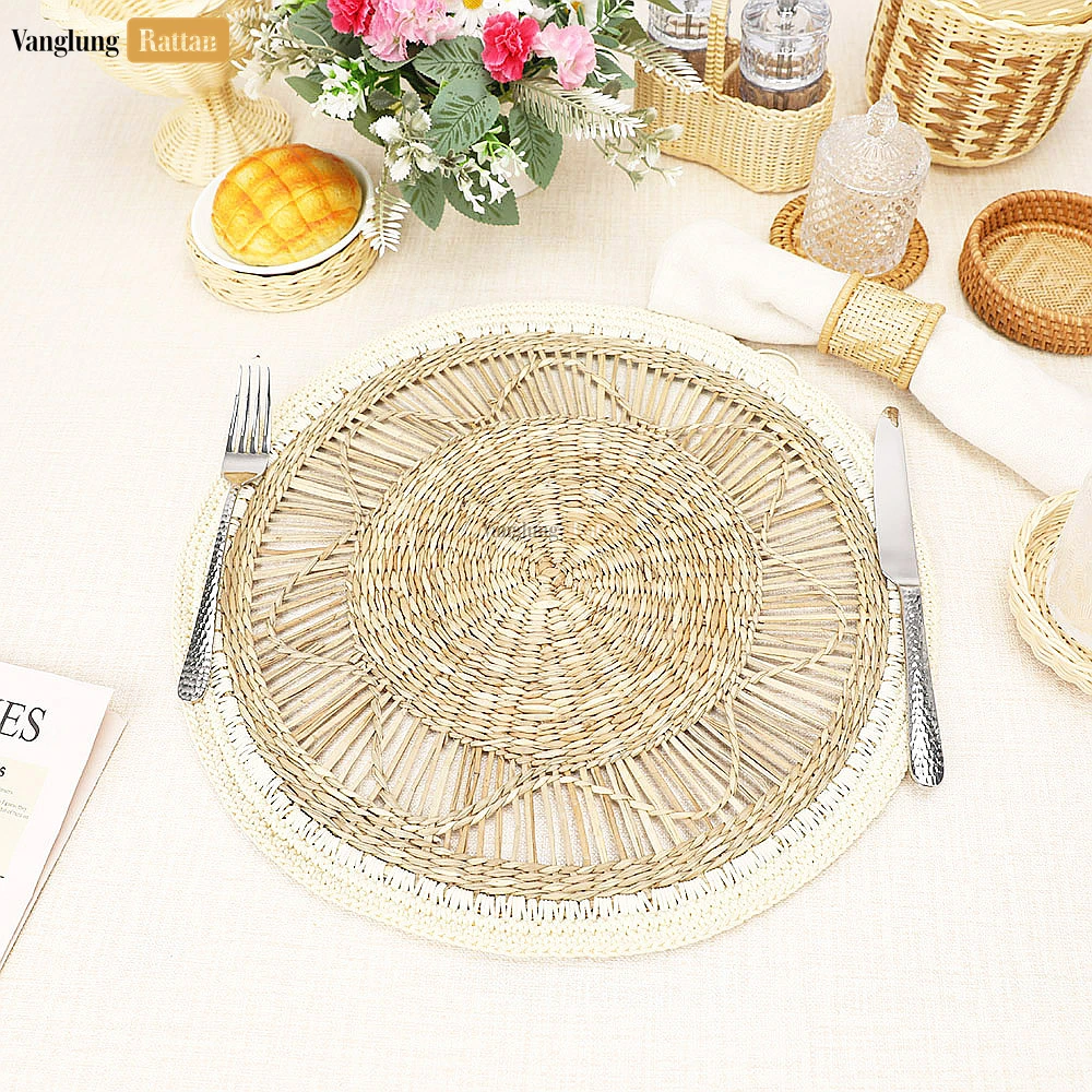 Handwoven Seagrass Star Wall Decor, Round Natural Wicker Hanging - UP092008 - 🌟 Why Choose VanglungRattan