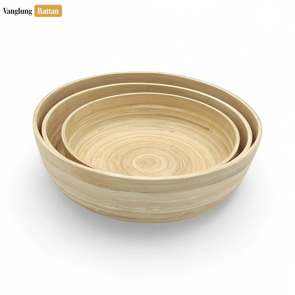 Natural Coiled Bamboo Serving Bowl - TW06BL0027 - 🌿 Product Highlights