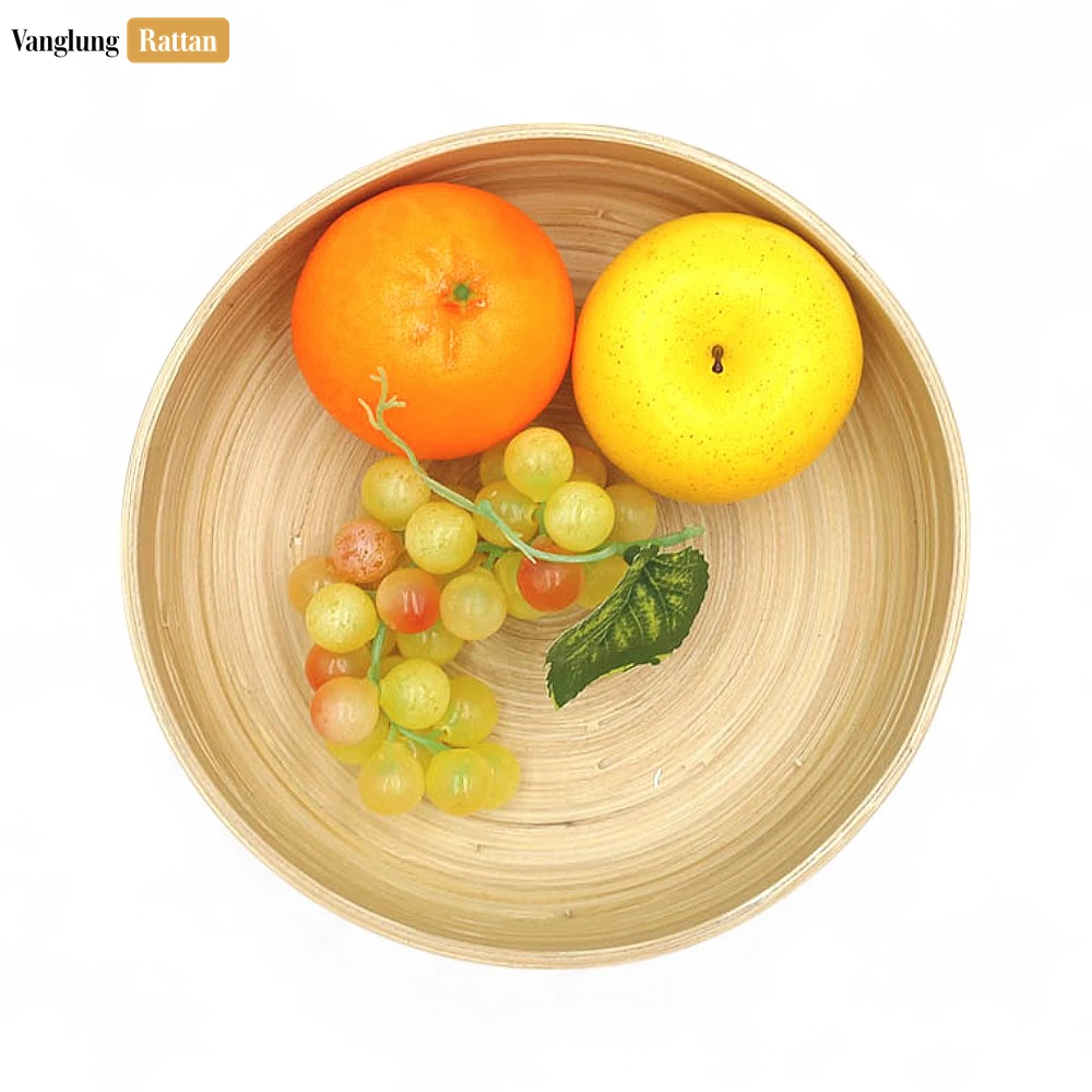 Natural Coiled Bamboo Serving Bowl - TW06BL0027 - How should I care for my bamboo serving bowls?