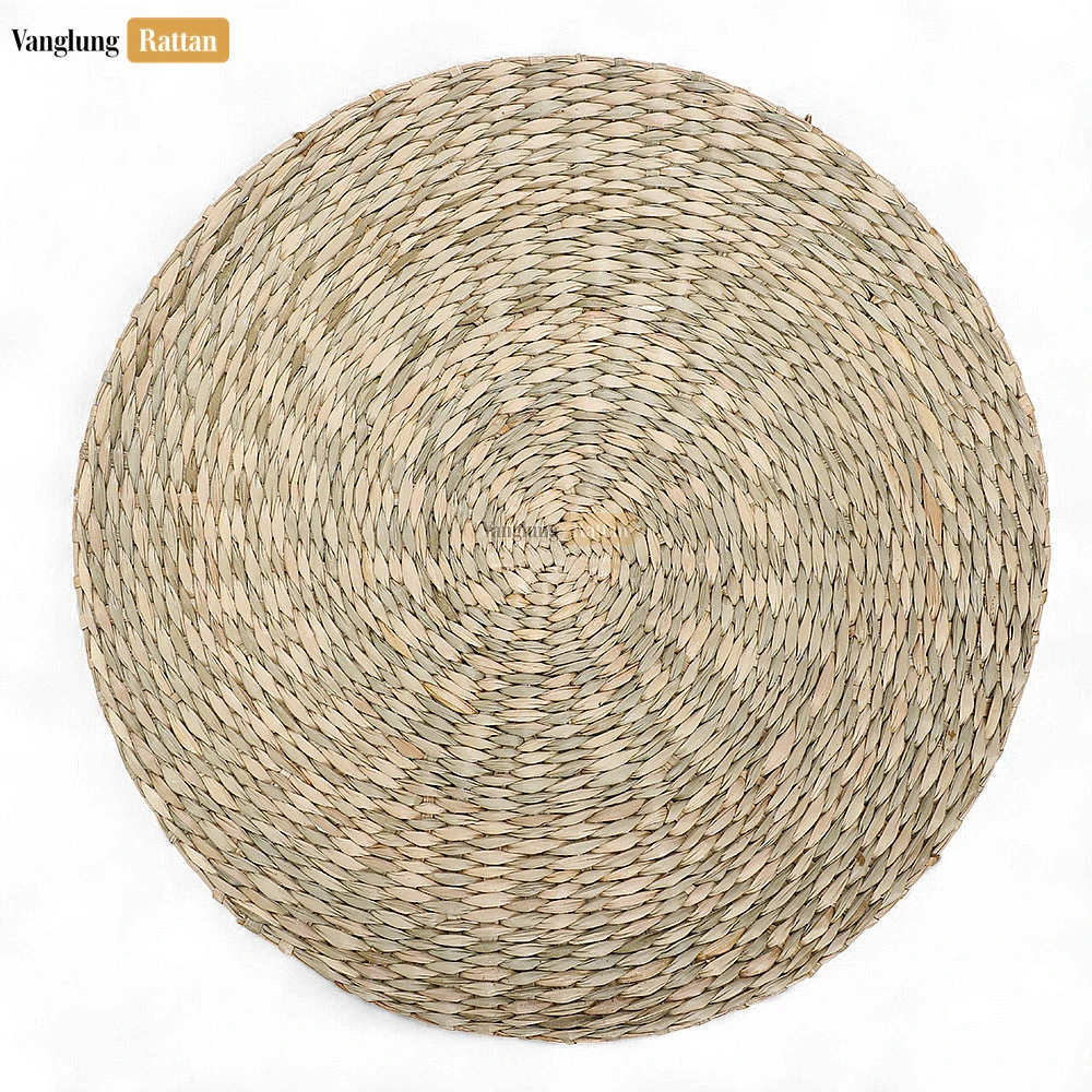 Natural Round Handicraft Seagrass Placemat for Decoration - UP072005 - Natural Round Handicraft Seagrass Placemat for Decoration - UP072005