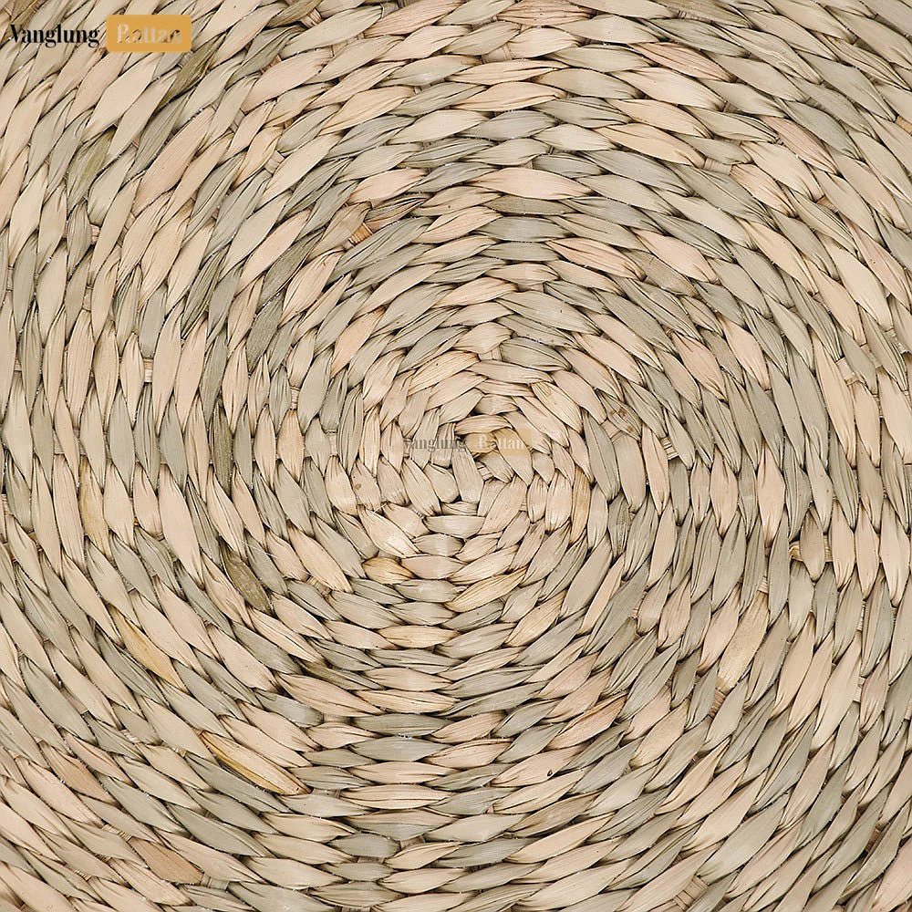 Natural Round Handicraft Seagrass Placemat for Decoration - UP072005 - 🌿 Product Details