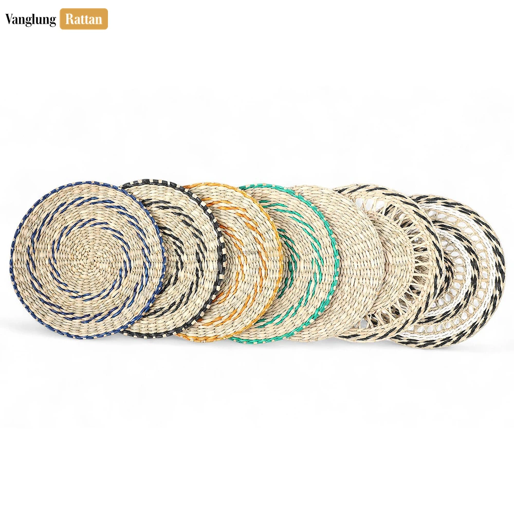 Natural Round Handicraft Seagrass Placemat for Decoration - UP072005 - 🌟 Why Should You Buy Products at VanglungRattan