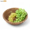 Natural Woven Fruit Bowl, Round Rattan and Bamboo Serving Bowl - TW05BL0024-1.webp