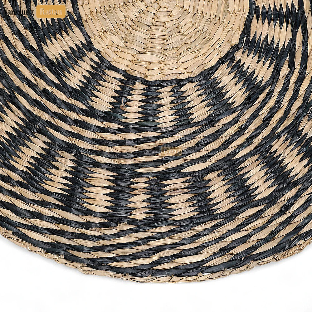 New Design Spiral Round Traditional Handicraft Seagrass Placemat for Decoration - UP071009 - 🏠 Applications & Uses