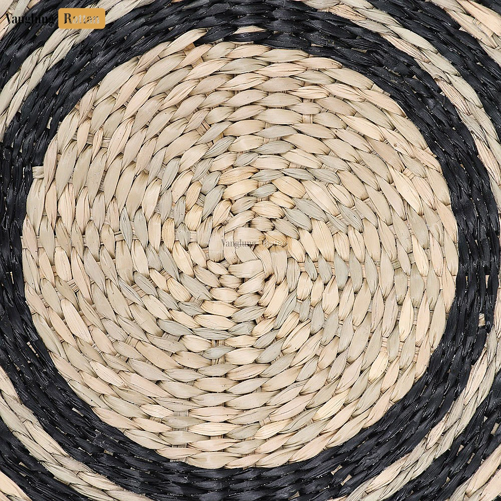 Round Shape Handicraft Seagrass Placemat for Decoration - UP072002 - 🏠 Applications