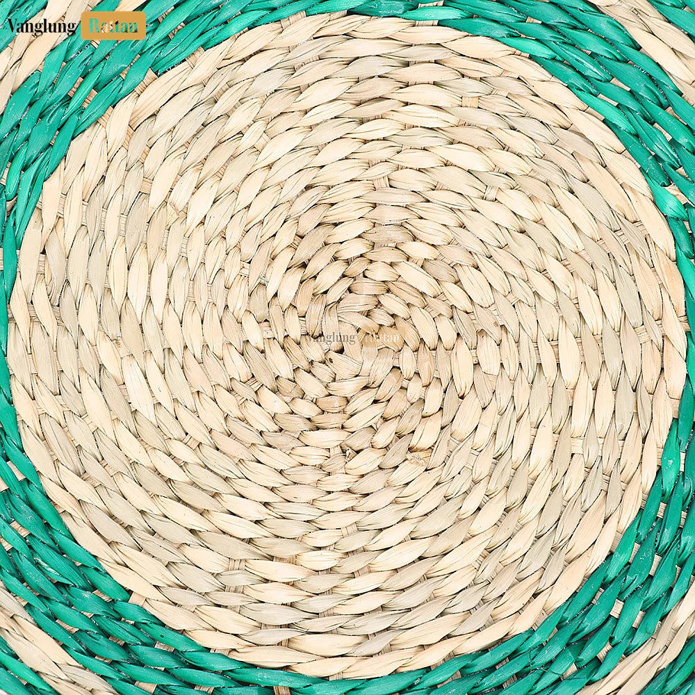 Round Shape Handicraft Seagrass Placemat for Decoration - UP072002 - How do I clean and maintain my seagrass placemats?