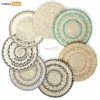 Round Shape Handicraft Seagrass Placemat for Decoration - UP072002-9.webp