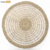 Spiral Round Handicraft Seagrass Placemat for Decoration - UP071008-1.webp