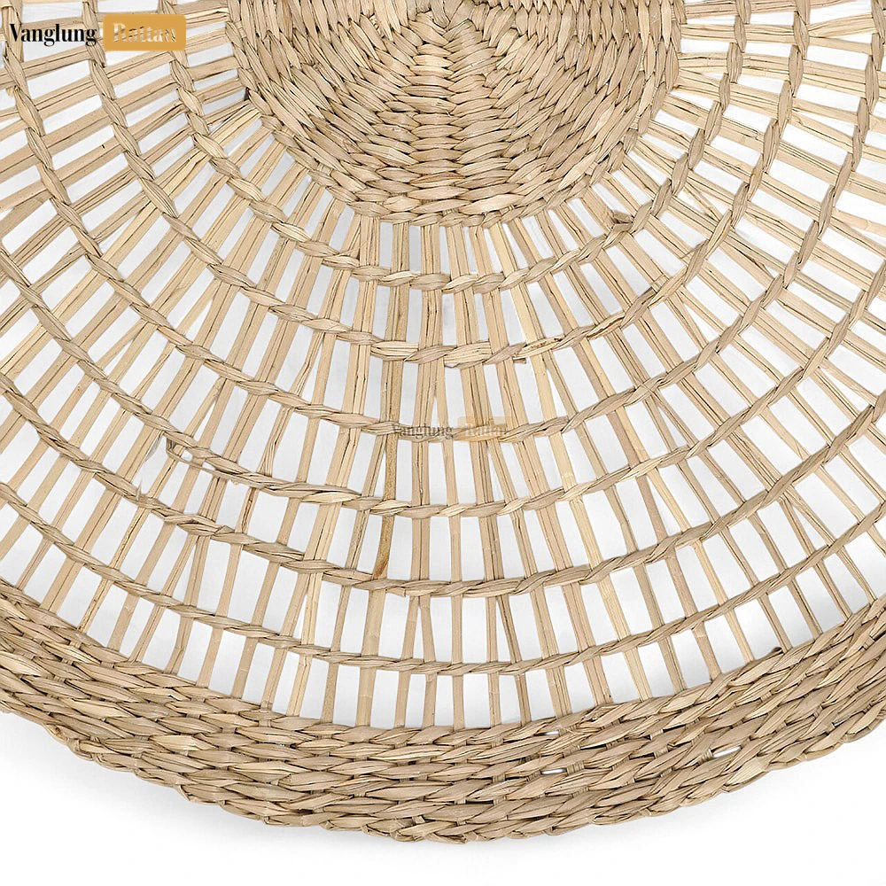 Spiral Round Handicraft Seagrass Placemat for Decoration - UP071008 - 🏠 Applications