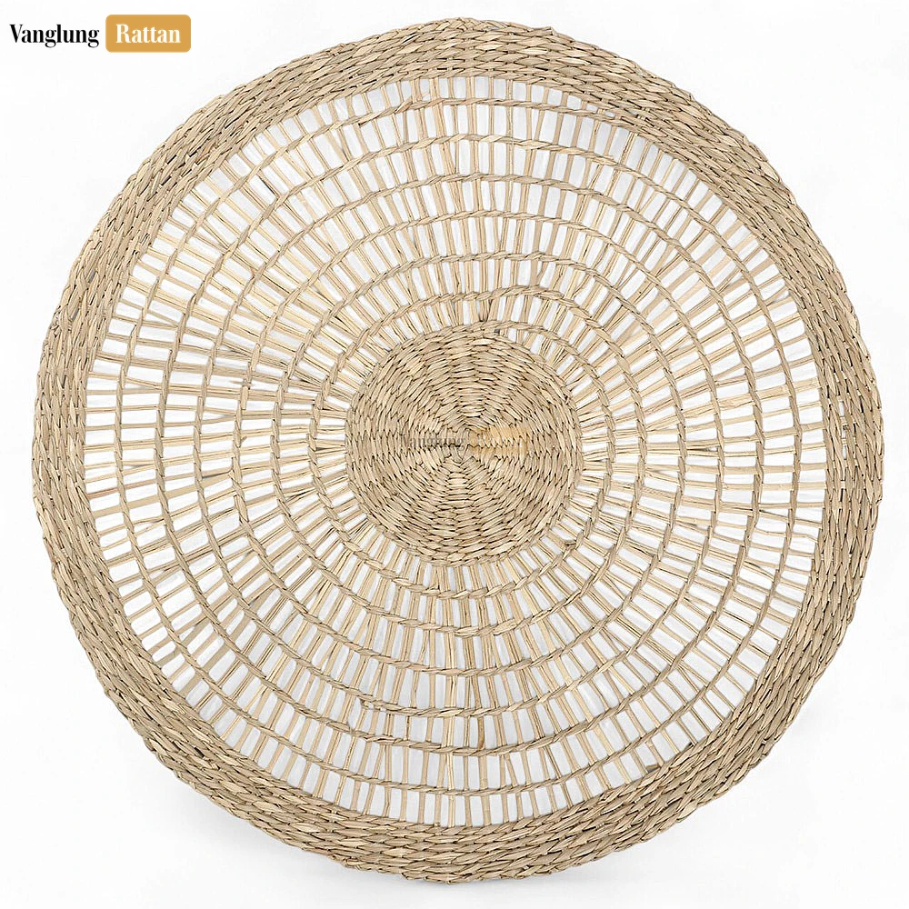 Spiral Round Handicraft Seagrass Placemat for Decoration - UP071008 - ✨ Product Highlights