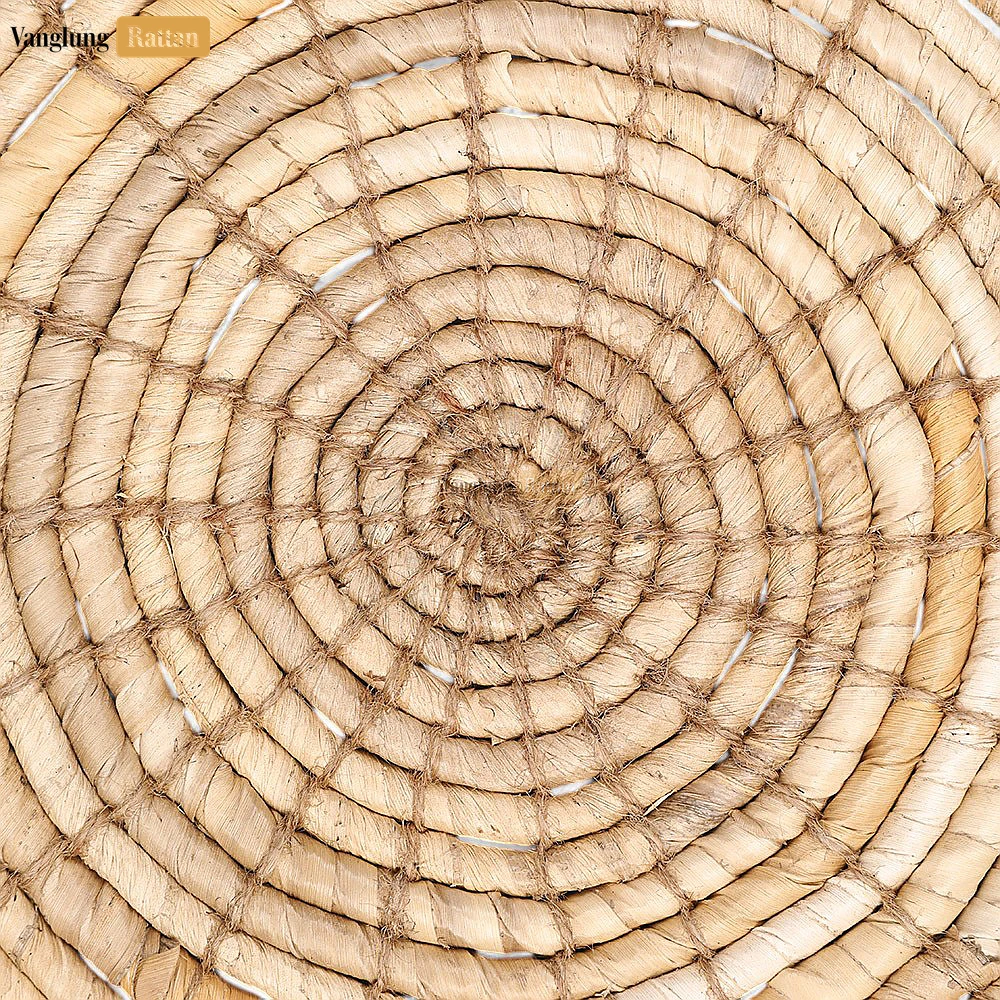 Spiral Round Handwoven Seagrass Placemat for Decoration - UP071002-4 - 🌿 Product Details