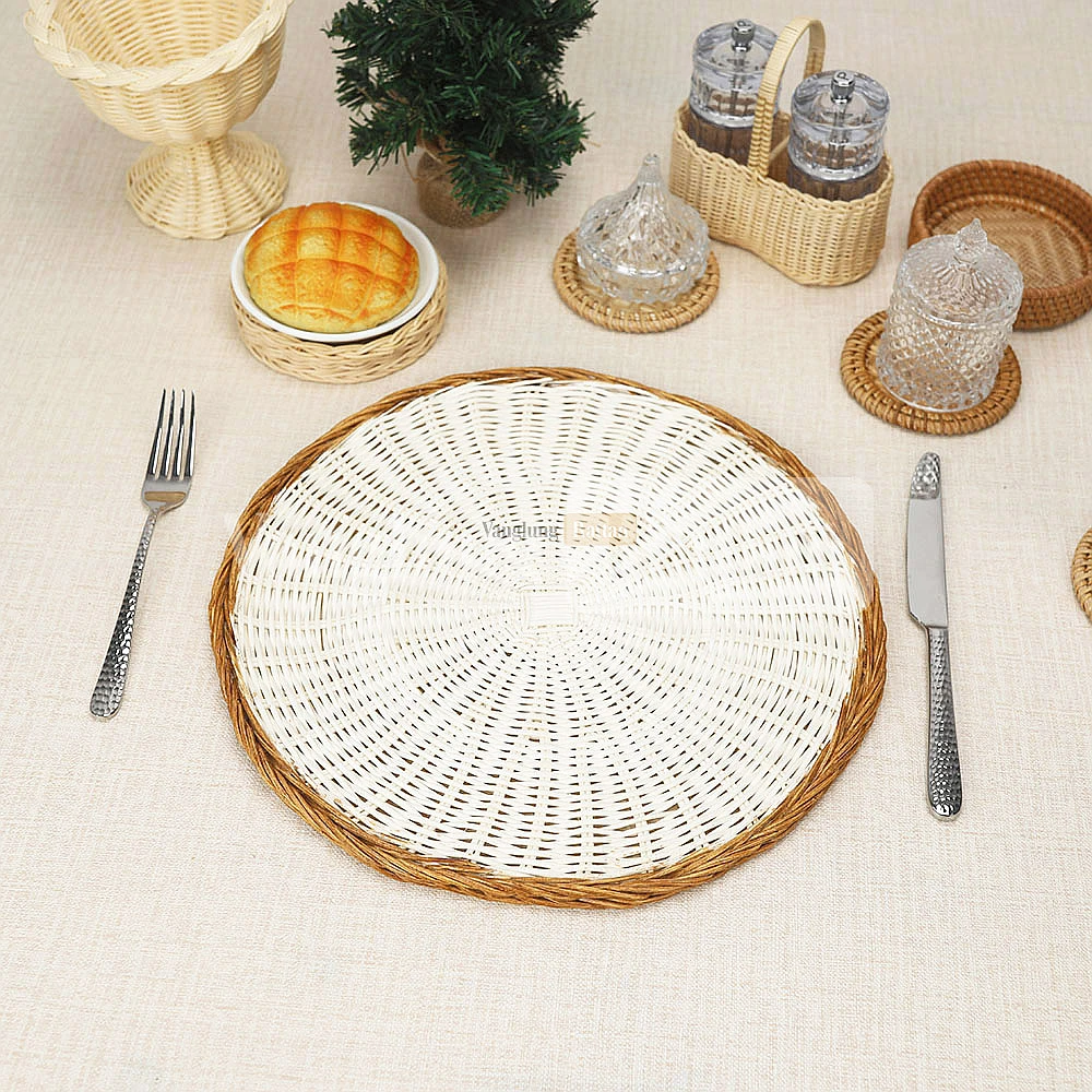 White Wash High Quality Handwoven Round Core Rattan Placemat - UP054006 - ❓ Frequently Asked Questions