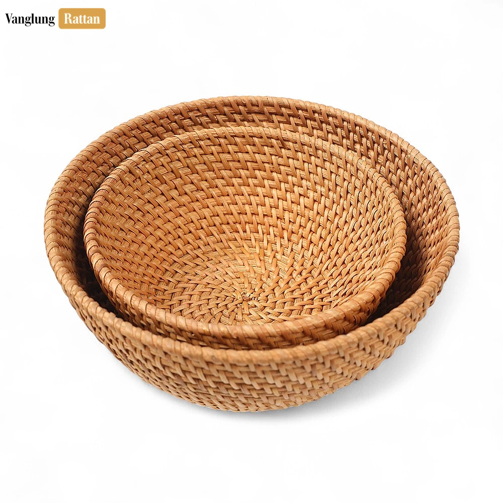 Brown Handicraft Round Straw Rattan Serving Bowl - TW01BL0005 - ❓ Frequently Asked Questions