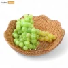 Cane Mesh Handwoven Green Straw Rattan Bowl - TW01BL0004-1.webp