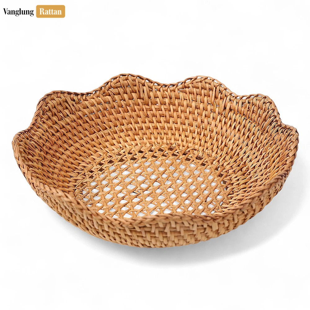 Cane Mesh Handwoven Green Straw Rattan Bowl - TW01BL0004 - 🏠 Applications & Styling Ideas