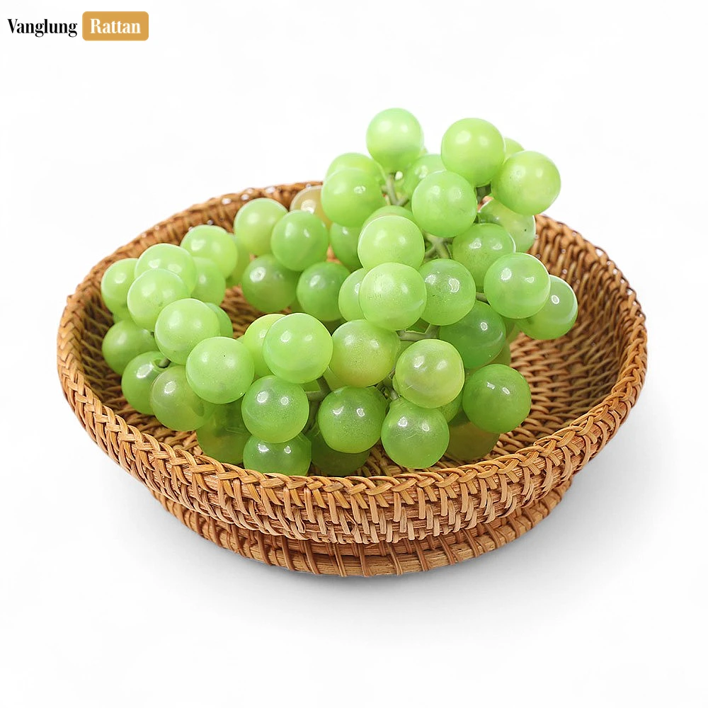 Green Handmade Wicker Straw Rattan Serving Bowl - TW01BL0001 - 🏆 Why Choose VanglungRattan