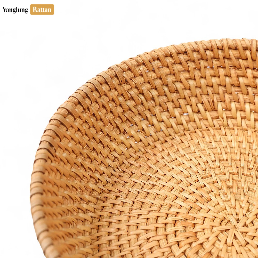 Handicraft Woven Natural Green Straw Rattan Spiral Bowl - TW01BL0014N - 🌟 Why Choose VanglungRattan