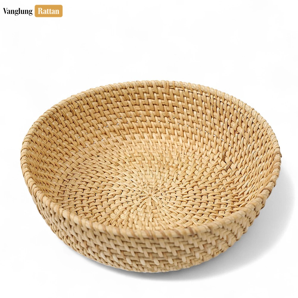 Handicraft Woven Tacha Straw Rattan Spiral Bowl - TW01BL0014T - 🌿 Product Features