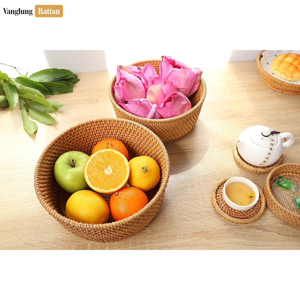 Handwoven Green Round Deep Straw Rattan Bowl - TW01BL0013 - Can the bowl hold water or liquids?