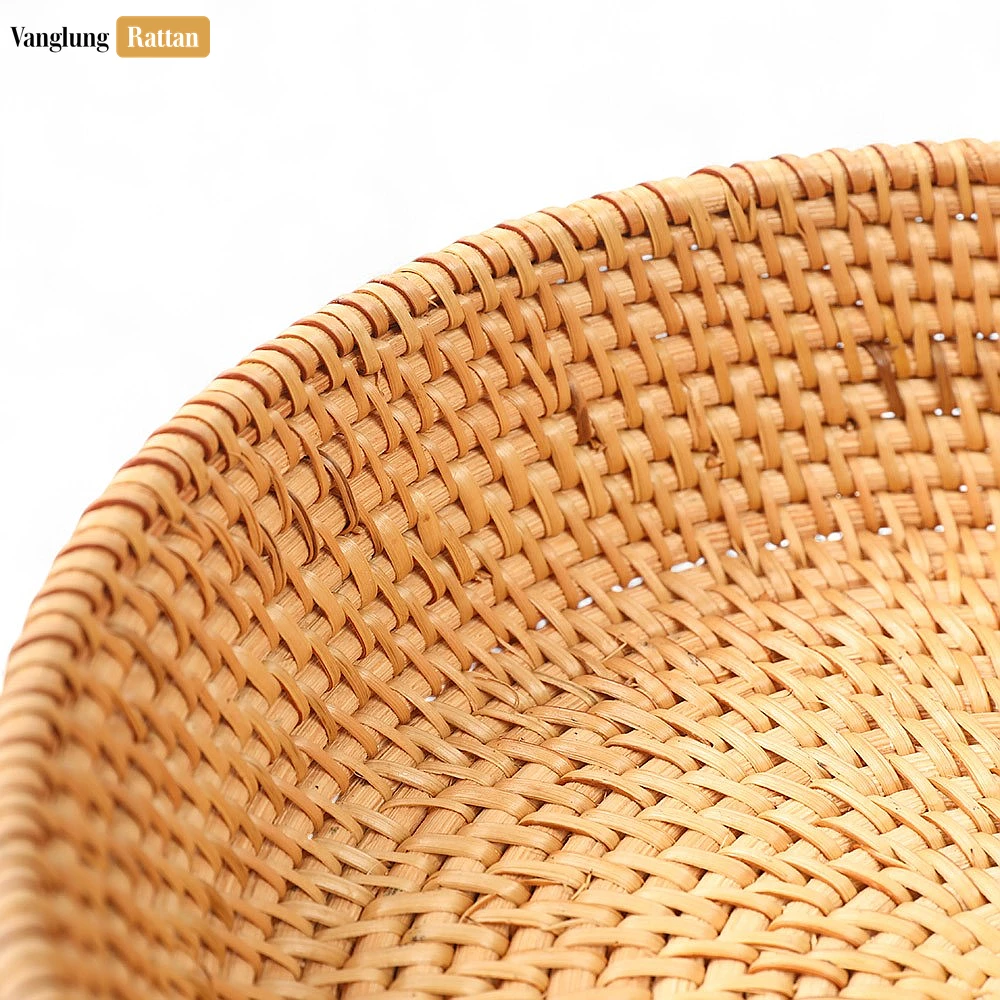 Handwoven Manufacture Natural Straw Rattan Serving Bowl - TW01BL0015N - 🏠 Applications & Uses