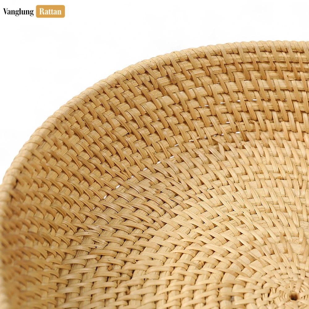 Handwoven Manufacture Tacha Straw Rattan Serving Bowl - TW01BL0015T - 🍽️ Applications