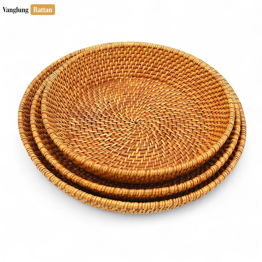 Handwoven Spiral Weave Full Rattan Serving Bowl - TW02BL0020 - ❓ Frequently Asked Questions