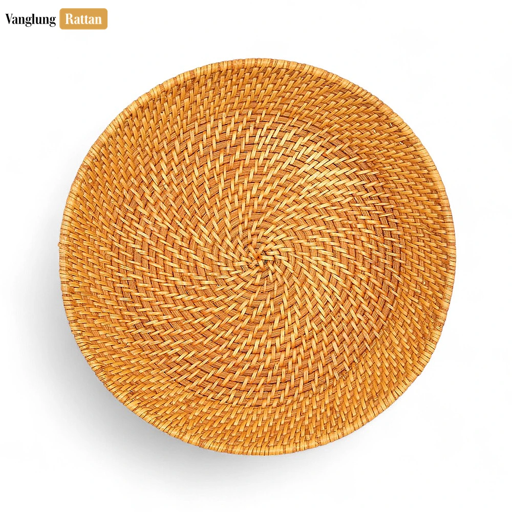 Handwoven Spiral Weave Full Rattan Serving Bowl - TW02BL0020 - How do I care for my rattan serving bowl?