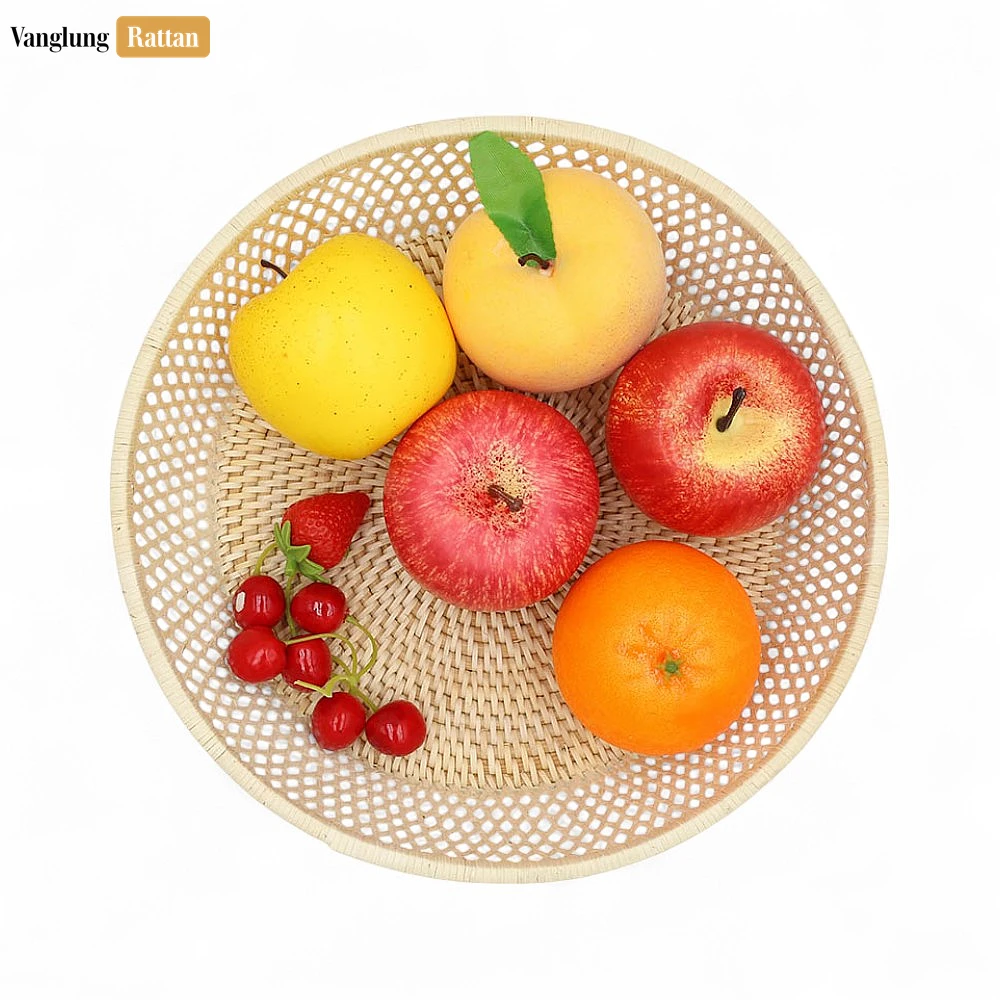 Light Natural Wicker Cane Mesh Serving Bowl - TW02BL0026 - 🌟 Why Choose VanglungRattan