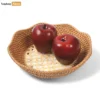Natural Cane Mesh Handwoven Brown Straw Rattan Bowl - TW01BL0004C-1.webp