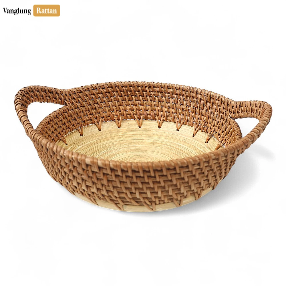 Natural Handicraft Straw Bamboo Rattan Serving Bowl with Handles - TW01BL0012 - ❓ Frequently Asked Questions