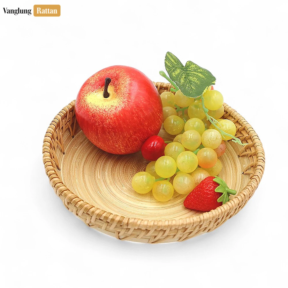 Round Handicraft Natural Rattan Serving Bowl - TW01BL0021 - 💯 Why Choose VanglungRattan