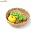 Woven Bamboo Rattan Bowl with Intricate Geometric Star Pattern - TW05BL0033-1.webp