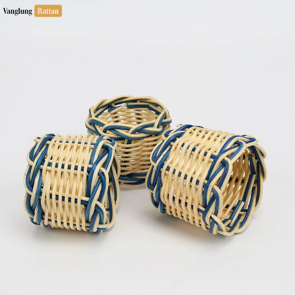 Coastal Blue Handwoven Napkin Ring - TW031001-B - ❓ Frequently Asked Questions