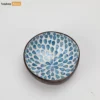 Handmade Coconut Bowl Mother of Pearl with Blue Teardrop - TW09CC002-1.webp