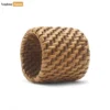 Handwoven Rustic Wicker Straw Rattan Napkin Ring - TW011003-DB-1.webp
